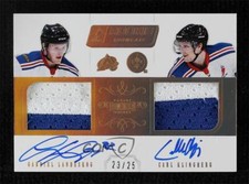 2011 Panini Dominion 23/25 Gabriel Landeskog Carl Klingberg Rookie Dual Auto RC