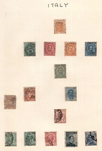 ITALIEN AUSWAHL FEINER GEBRAUCHTER BRIEFMARKEN ( 6 SCANS ) - Bild 1 von 6