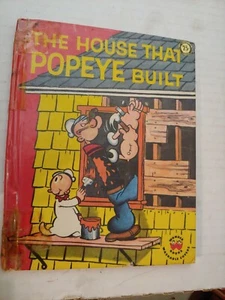 The House That Popeye Built 1960 Wonder Books - Picture 1 of 3
