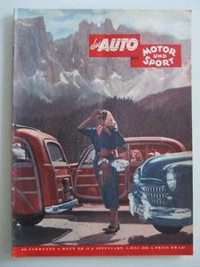 Das Auto Motor und Sport Heft Nr. 14 Juli 1952 Spa - Grand Prix d´Europe - Picture 1 of 9