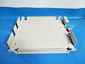 Powder Coated Aluminum Double Battery Tray with 110V Heating Element-No Strap  - Picture 1 of 3