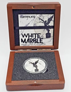 2024 Mexico Libertad White Marble Edition 1 oz Silver Coin - Picture 1 of 4