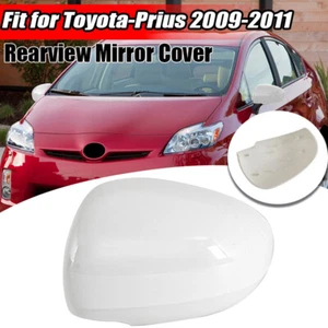 Tapa de cubierta de espejo de puerta blanca para Toyota Prius 2010-2015 enchufable del lado izquierdo del conductor - Imagen 1 de 11