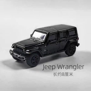 1:64 JKM Jeep Wrangler SUV Diecast Model Black Color - Picture 1 of 1