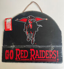 Texas Tech University Go Red Raiders! Slate Sign Wall Decor NWT