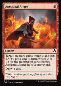 MTG ANCESTRAL ANGER EXC - IRA ANCESTRALE 141 - INR - MAGIC - Picture 1 of 1