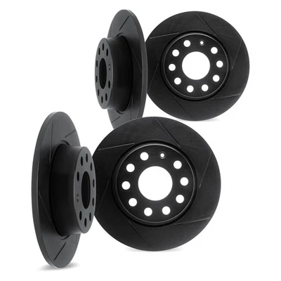 For Mercedes-Benz 190D 1984-1989 DFC Premium Slotted Front & Rear Brake Rotors — 第 1/2 张图片