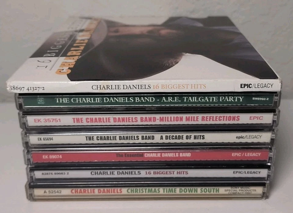 Lot Of 7 Charlie Daniels Band CDs - Country Rock Bluegrass B254 Foto 1 de 1
