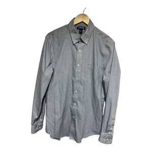 Lands End Button Down Shirt Mens Size 16.5 36 Slim Fit Supima No Iron Oxford - Picture 1 of 4
