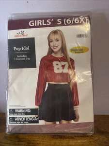 Way to Celebrate Pop Idol Kostüm Oberteil für Kinder, Mädchen Small (Größe 6) Swift - Bild 1 von 8