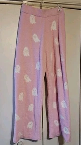 Cupcakes And Cashmere Women's Pink Ghost Viral Tiktok Pants Sz.M Comfy Lounge - Picture 1 of 2