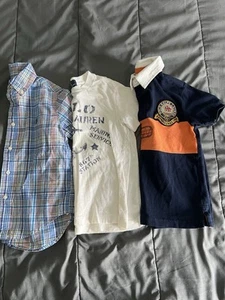 Boy’s Lot Of 3 Polo Ralph Lauren Shirts Size 4 - Picture 1 of 11