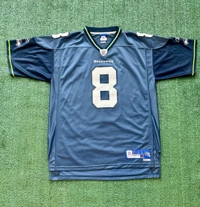 REEBOK MATT HASSELBACK #8 SEATTLE SEAHAWKS NFL Limited Stitched JERSEY - Large - Picture 1 of 5