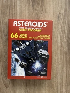 Atari 2600 Boxed Video Game Cartridge - Asteroids - New Sealed Original Vintage - Picture 1 of 7