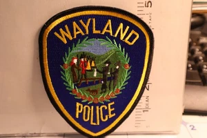 Parche policía WAYLAND POLICE MASSACHUSETTS - Imagen 1 de 1