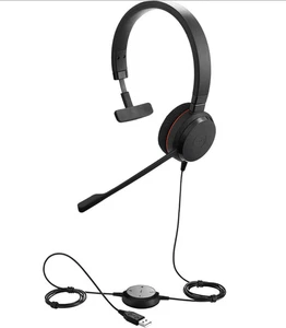 Jabra EVOLVE 20 SE Microsoft Teams USB Mono Headset (Leatherette) - Picture 1 of 7
