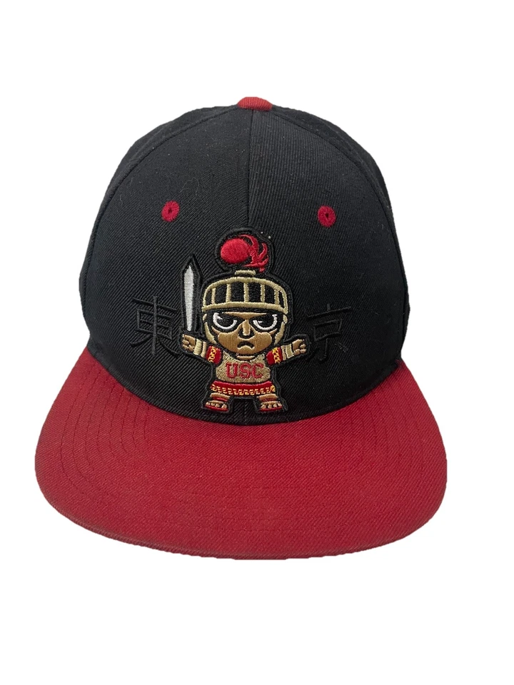 Zephyr USC TROJANS “Harajuku” Tokyodachi Flat Bill SnapBack Hat LIMITED RUN RARE - Image 1 of 4