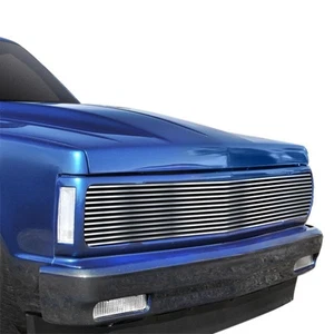 For Chevy S10 91-93 Main Grille 1-Pc Phantom Style Chrome Polished 8x6 mm - Picture 1 of 9