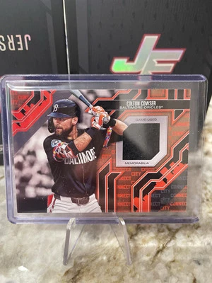 Colton Cowser 2025 Topps Series 1 #CC-CC City Connect Relic Baltimore Orioles - Image 1 of 2