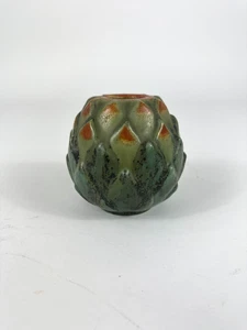 Antike Vase Keramik Michael Andersen Schuppen Artischocke Dänemark Jugendstil - Bild 1 von 15
