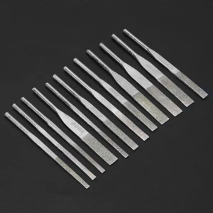 12pcs 3mm Shank Taper Machine  Files For Reciprocating Grinding - Picture 1 of 5