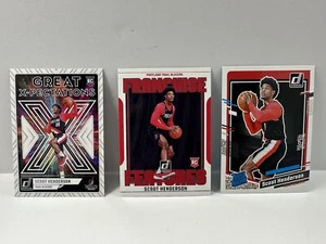 Scoot Henderson 2023-24 Franchise Features #19, Great X-pectations, Rated Rookie - Picture 1 of 2