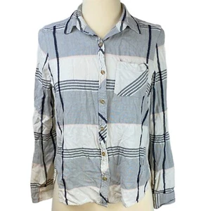 UNIVERSAL THREAD Mujer Camisa A Cuadros Abotonada Manga Larga Talla Pequeña - Imagen 1 de 4