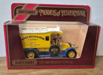 Y 25 1910 Renault TYPE AG James Neale Models of Yesteryear Matchbox in J Box - Bild 1 von 2