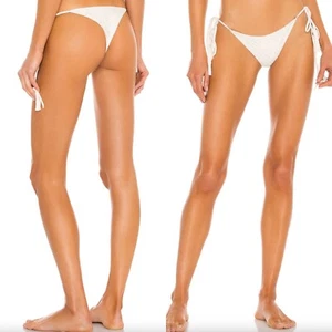 TRAJE DE BAÑO ACACIA CROCHET MARFIL ""POLIHALE"" CORBATA LATERAL INFERIOR DE BIKINI (L) - Imagen 1 de 8