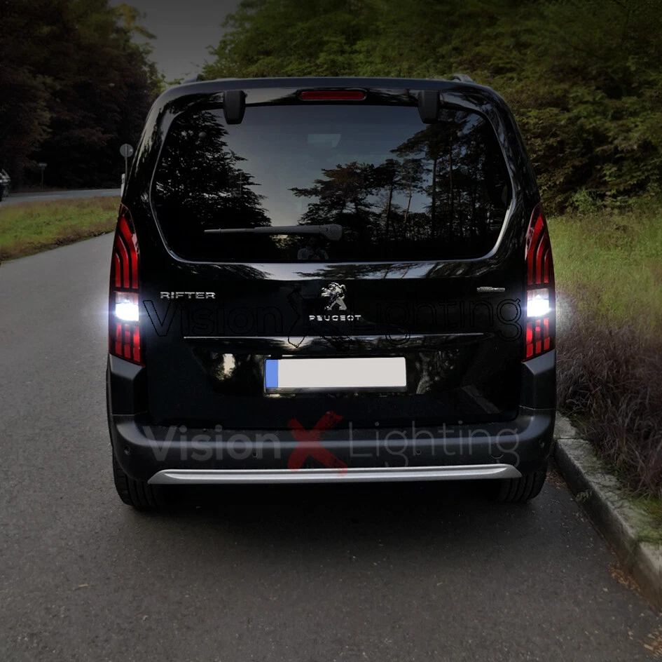 Peugeot Rifter 2018-en par bombillas reversa LED 6000K Canbus Foto 1 de 1