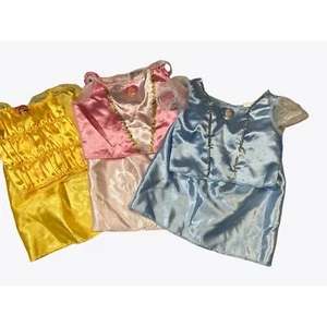Disney Princess Dress-up Play Halloween Costume Lot of 3 Size 4-6X - Picture 1 of 13