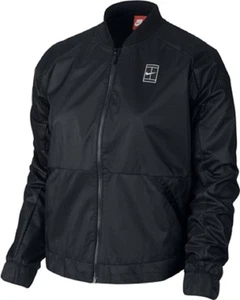 Nike 802609 Damen 220 $ gewebte Bomberjacke NikeCourt Tennis Training Freizeit - Bild 1 von 5