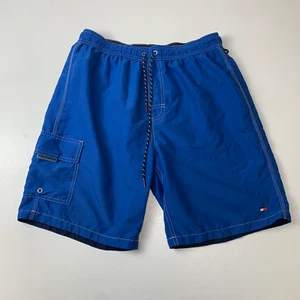 Mens TOMMY HILFIGER cargo Swim Shorts / Blue / Medium - Picture 1 of 6