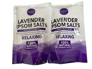 Lavender Epsom Bath Salts 2 x 450g (900g) New Sealed - Picture 1 of 1