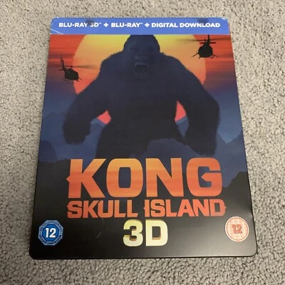 Kong Skull Island 3D/2D Ltd Edition Blu-ray Steelbook - Image 1 of 4