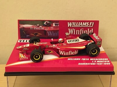 CONVERSION 1:43 Minichamps WILLIAMS FW20 MECACHROME MONTOYA SILVERSTONE 1999 - Image 1 of 4