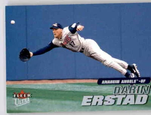 2001 Fleer Ultra Darin Erstad Base Card MLB PWE Angels #190 - Bild 1 von 2