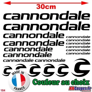 20 Stickers Cannondale - Autocollants Adhésifs Cadre Velo Bike VTT Montain - 184 - Picture 1 of 2