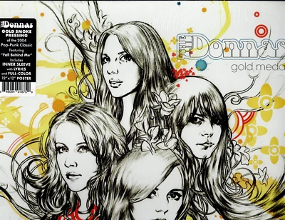 DONNAS - EARLY SINGLES 95-99 (LP 2023) NEW *GOLD SMOKE VINYL* 11 TRACKS* POSTER Foto 1 de 2
