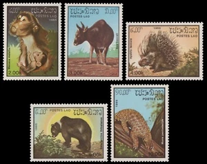 Laos 1985 - Mi-N.o 846-850 ** - Estampillada sin montar o nunca montada - Vida silvestre / Animales salvajes - Imagen 1 de 1
