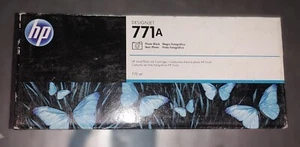 Genuine HP B6Y21A #771A Photo Black Ink Cartridge EXP 2015-2021 - Picture 1 of 4