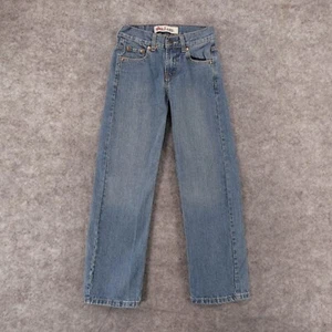 Levi's 550 Jeans Boys Youth 10 Slim 23x25 Relaxed Fit Straight Light Wash Fade - Picture 1 of 13