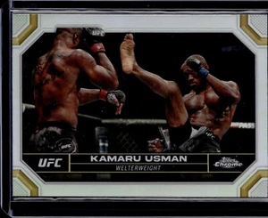 2024 Topps Chrome UFC KAMARU USMAN Refractor #108 - Picture 1 of 2