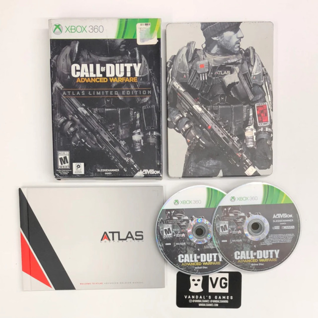 Jogo call of duty advanced warfare original xbox 360 físico em