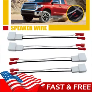 4pcs 72 8104 Speaker Adapter Wire Harness Car Front and Rear Door Speaker Wire - Picture 1 of 12