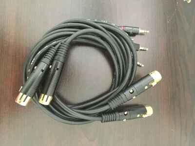  1M Premium 3.5mm a XLR 3 pines hembra enchufe micrófono cable Foto 1 de 4