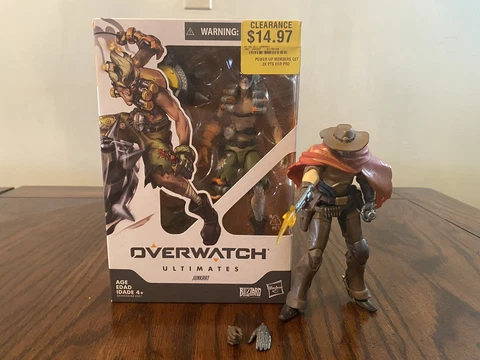 Hasbro Overwatch Ultimates Mcree Junkrat 6 Inch Figures Lot Cover