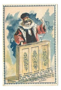 Avocat Magistrat Justice - - Chromo Le fer Bravais - Trade card - Imagen 1 de 2