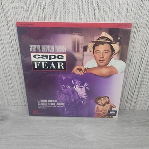 Cape Fear Laserdisc 1961 Gregory Peck Robert Mitchum Polly Bergen Extended Play - Imagen 1 de 2