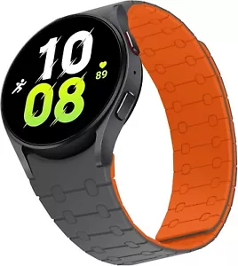 Magnetic Silicon Band For Samsung Galaxy Watch 7/FE/6/5/4 40mm 44mm 45mm 20mm - Picture 1 of 7